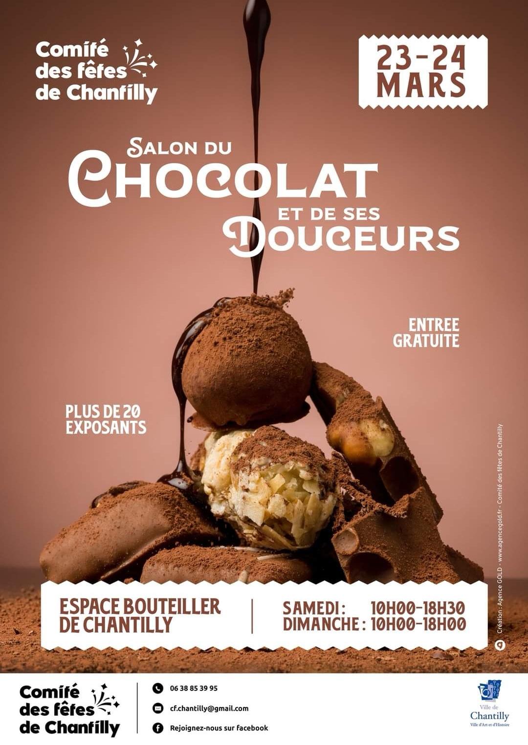 Affiche Salon Chocolat Chantilly
